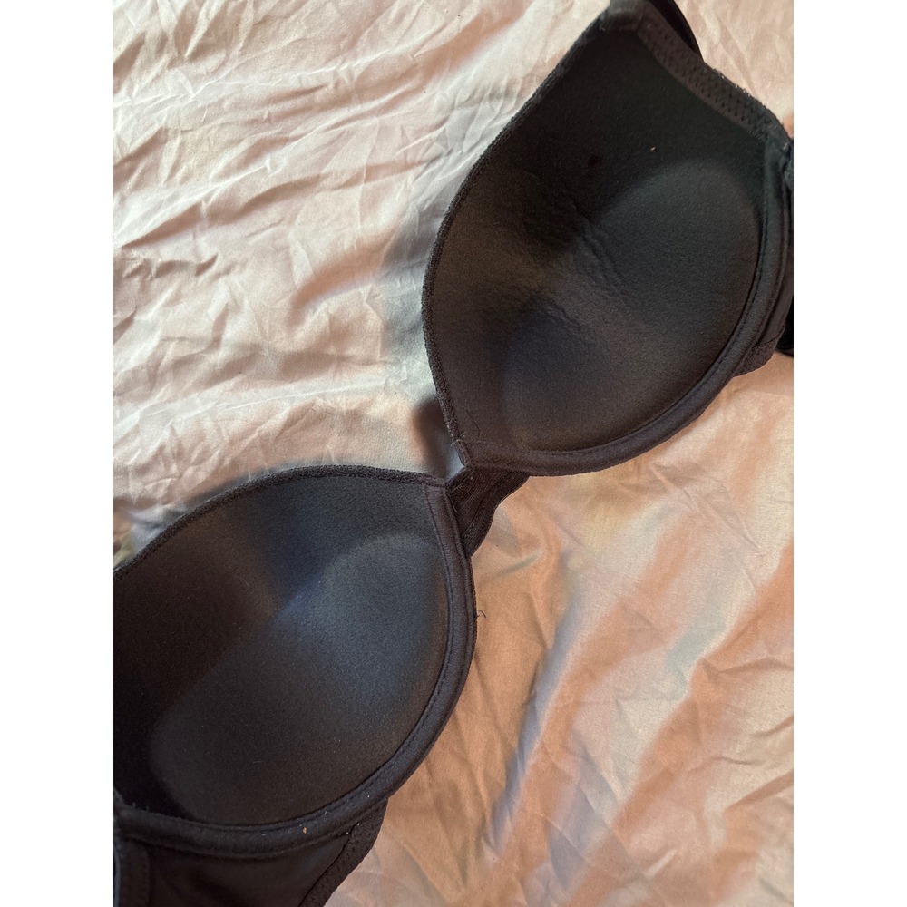 Navy Blue Polka Dot Ultra Push-up Underwire Bra, 36B - Picture 5 of 5